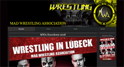 Desktop Screenshot of mwa-wrestling.de