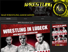 Tablet Screenshot of mwa-wrestling.de
